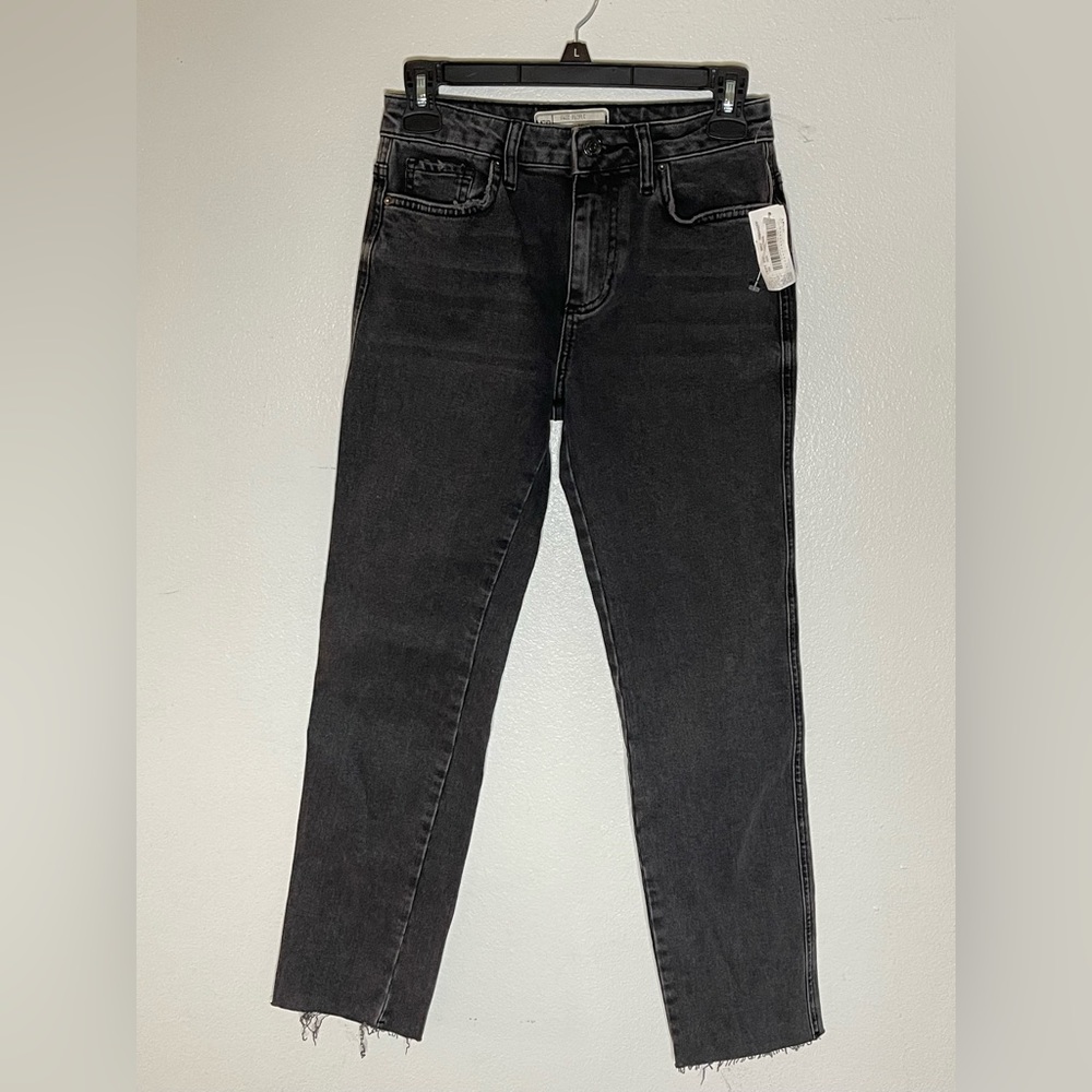 Free People Black High Rise Skinny Jeans Size 24
